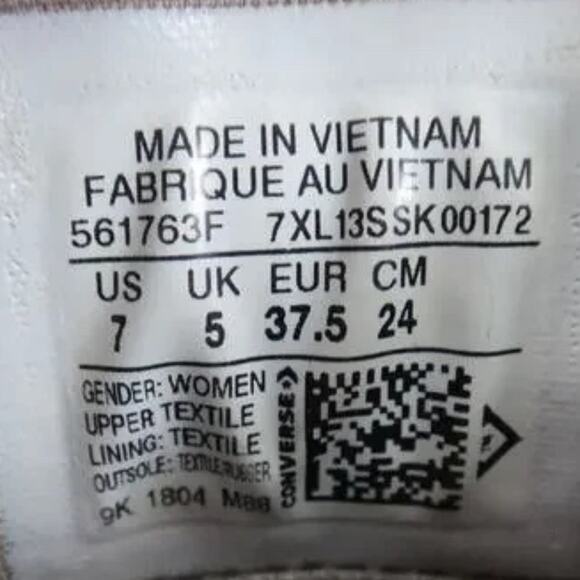 Converse Shoes Womens 7 Sneakers Chuck Taylor All Star Madison Ox Casual Active - Picture 4 of 13